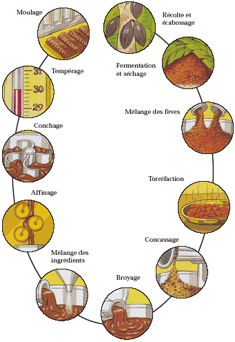 Fabrication du chocolat