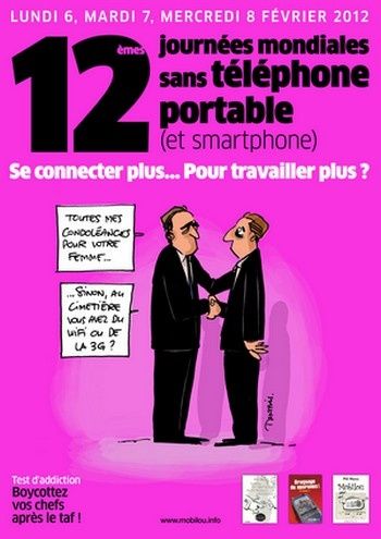 sans téléphone employé patron