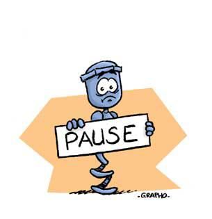 pause