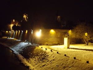 Györ : le château de nuit Györ : le château de nuit