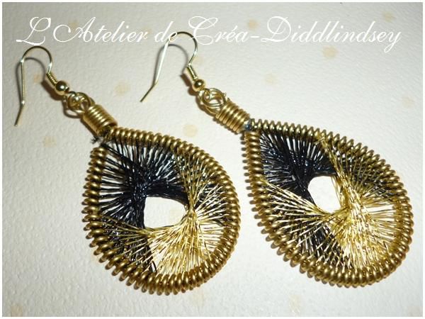 Boucles d'oreille : Pour le balle de promo de ma petite soeur en tissage  péruvien - Le blog de diddlindsey