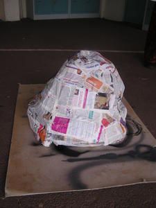 FABRIQUER UNE MAQUETTE DE VOLCAN EN PAPIER MACHE, Galerie Creation