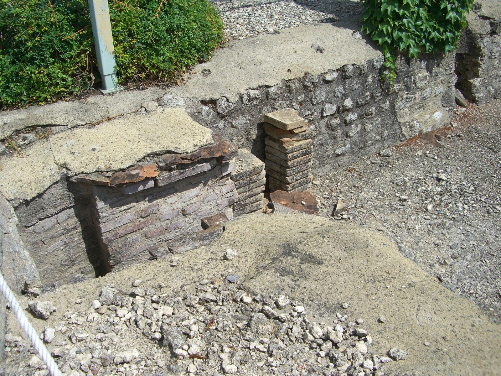 Hypocauste, pilettes