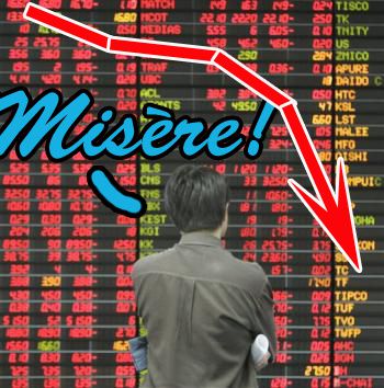 Bourse chute