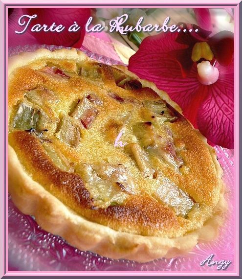 tarte rhubarbe tarte rhubarbe