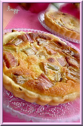 tarte rhubarbe tarte rhubarbe