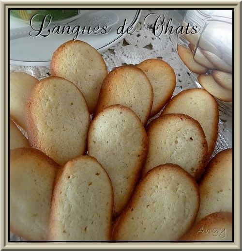 langues de chats (biscuits) langues de chats (biscuits)