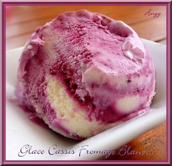 glace cassis fromage blanc