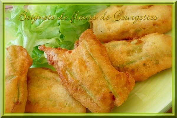 beignets de fleurs de courgettes beignets de fleurs de courgettes