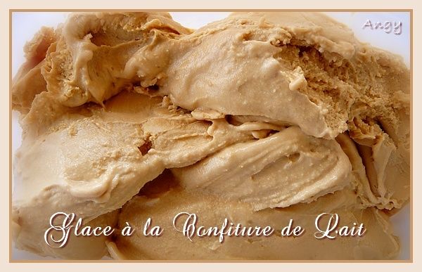 glace à la confiture de lait glace à la confiture de lait