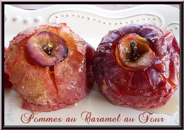 Pomme au four au caramel Pomme au four au caramel