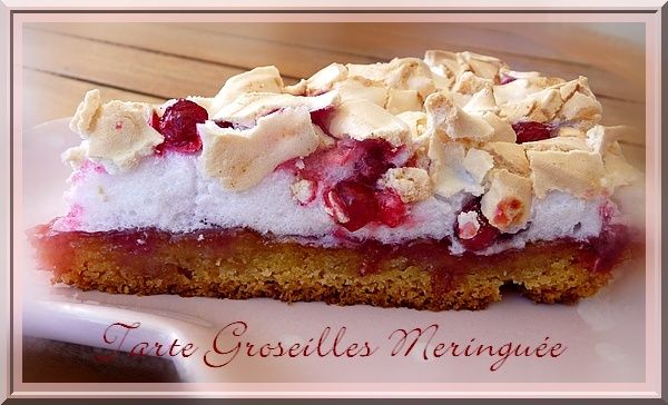 tarte aux groseilles meringuée tarte aux groseilles meringuée
