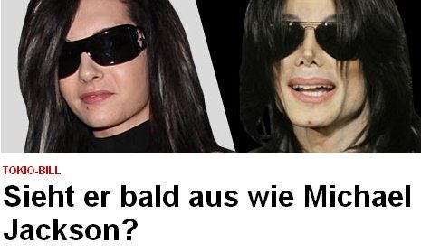 Bill Jackson und Michael Kaulitz, Quelle: bild.de