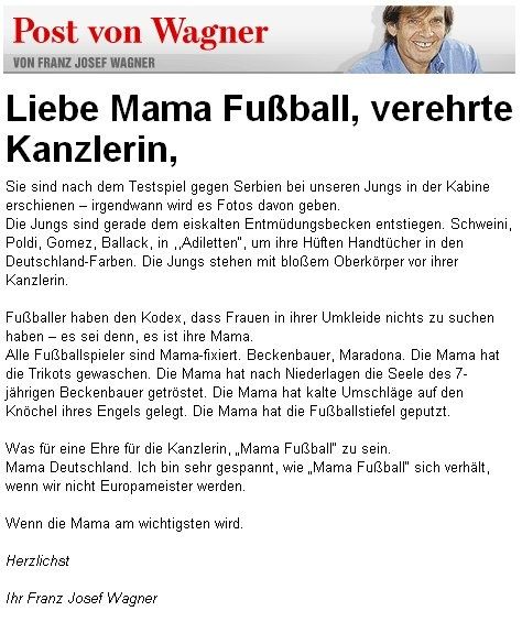 Mama Deutschland, Quelle: bild.de