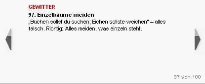 Bei Gewitter in den Wald, Quelle: bild.de