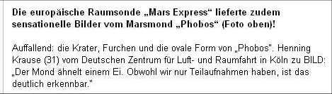 Eiermondneuigkeiten, Quelle: bild.de
