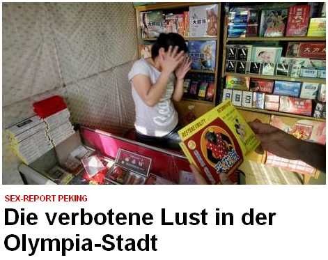 Ficken in China, Quelle: bild.de