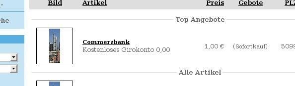 Kostenlos: Nur ein Euro!, Quelle: plexgo.de