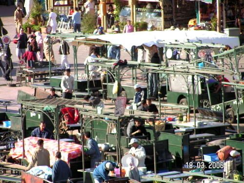 Marrakech place Djaama el Fna