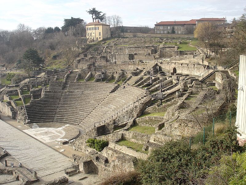 Amfiteatrul din Lyon, in care erau torturati crestinii