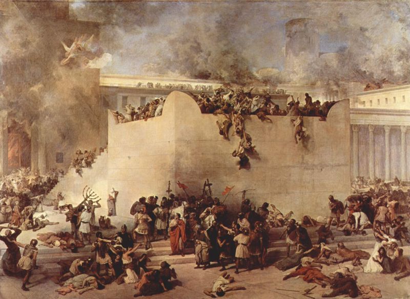 Francesco Hayez - Distrugerea Templului din Ierusalim