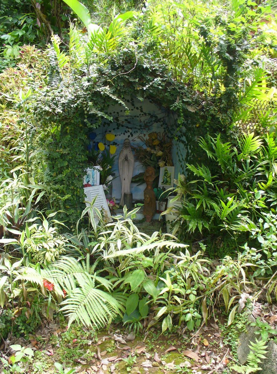 Parc Floral - Vierge Marie verdure