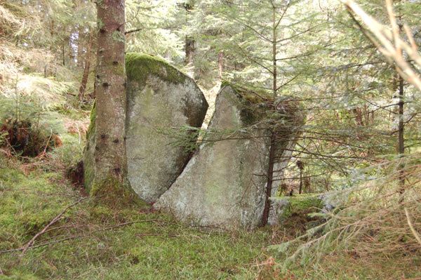 Blocs de granite à La Moulure