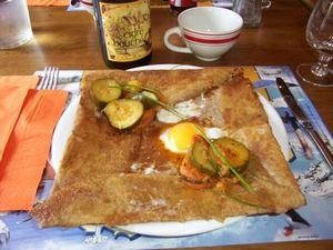 Galette de sarazin, en Bretagne Galette de sarazin, en Bretagne