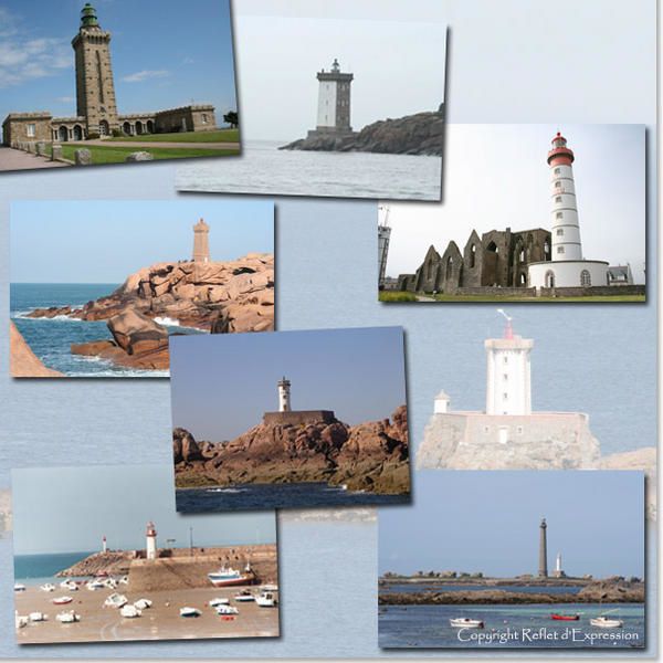 Phares de Bretagne : frehel, le conquet, pointe st mathieu, ploumanach, brehat, erquy, ile vierge Phares de Bretagne : frehel, le conquet, pointe st mathieu, ploumanach, brehat, erquy, ile vierge