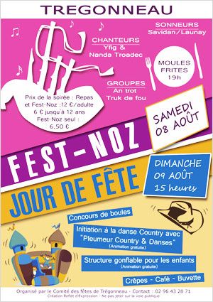 Conception graphique affiche Fest Noz