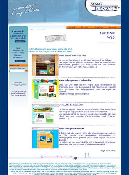 site internet, créer par Reflet d'Expression site internet, créer par Reflet d'Expression