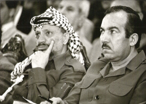 Yasser Arafat (Abu Ammar) et Khalil al-Wazir (Abu Jihad).