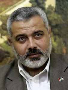 I. Haniyah, Premier Ministre Hamas.