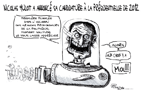 Nicolas Hulot est candidat à la présidentielle 2012. Nicolas Hulot président, Hulot nature