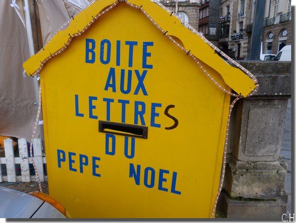Rennes Noel 2012. Bte lettres