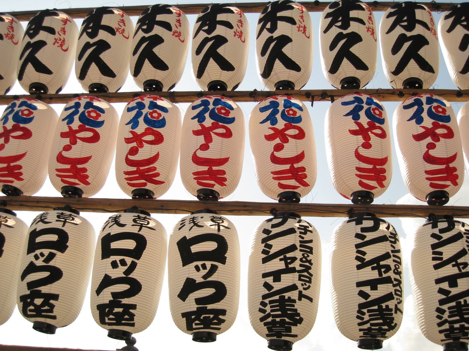 Lanternes au temple Senso-Ji