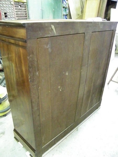 arriere en chene de meuble Directoire