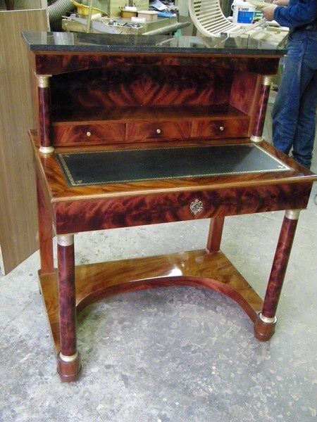 bureau a gradin fabrique par l'ebeniste