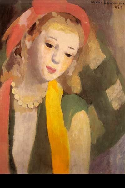 marie laurencin femme au foulard