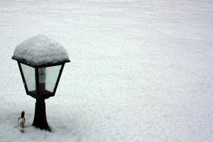 lampe neige