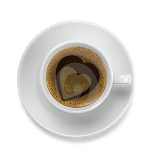 Tasse café coeur