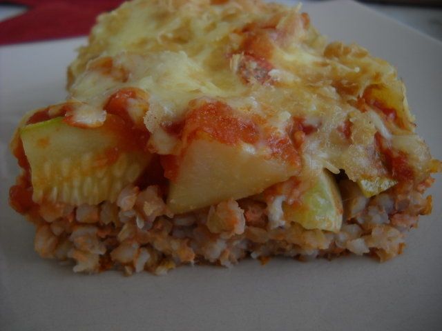 Gratin de sarrasin aux légumes Gratin de sarrasin aux légumes