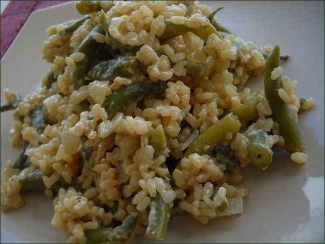 Risotto aux haricots verts Risotto aux haricots verts