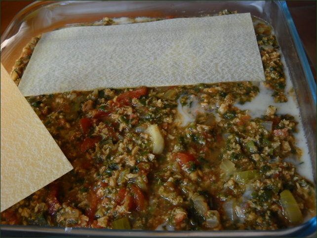 préparation de lasagnes végétariennes préparation de lasagnes végétariennes