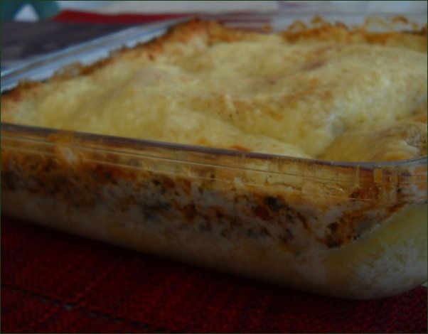 lasagnes aux protéines de soja texturées, tomates, épinards lasagnes aux protéines de soja texturées, tomates, épinards