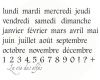62 jours mois et chiffres