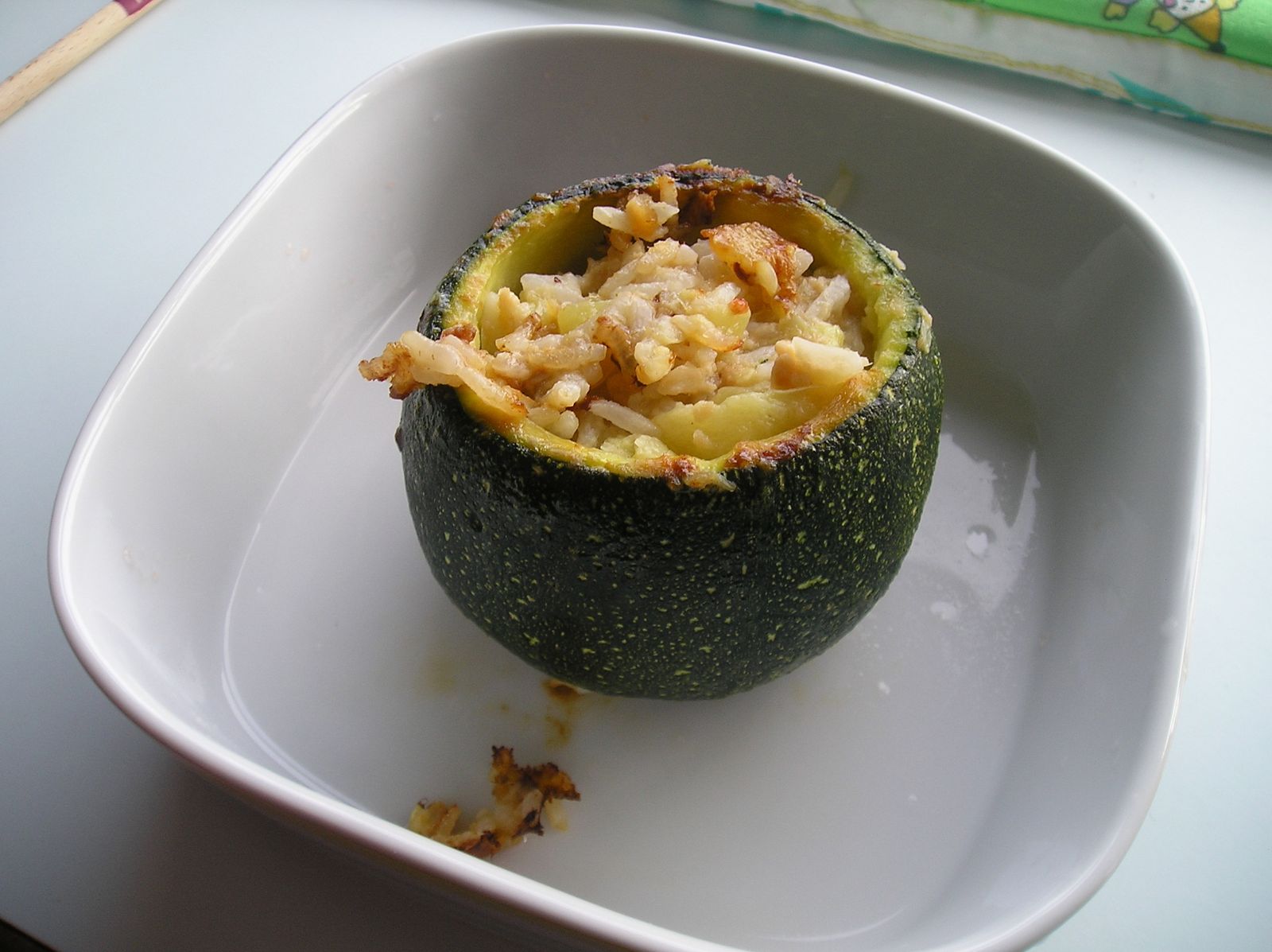 courgettes farcies aux riettes de crabe courgettes farcies aux riettes de crabe