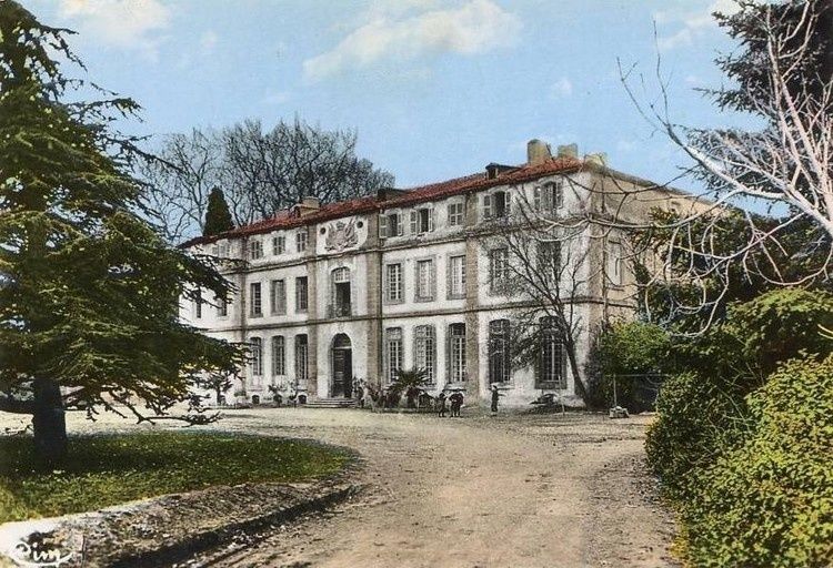 Lordat 10 leur chateau à Bram en 1950