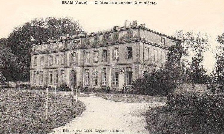 Bram 28 le chateau du marquis de Lordat en 1910