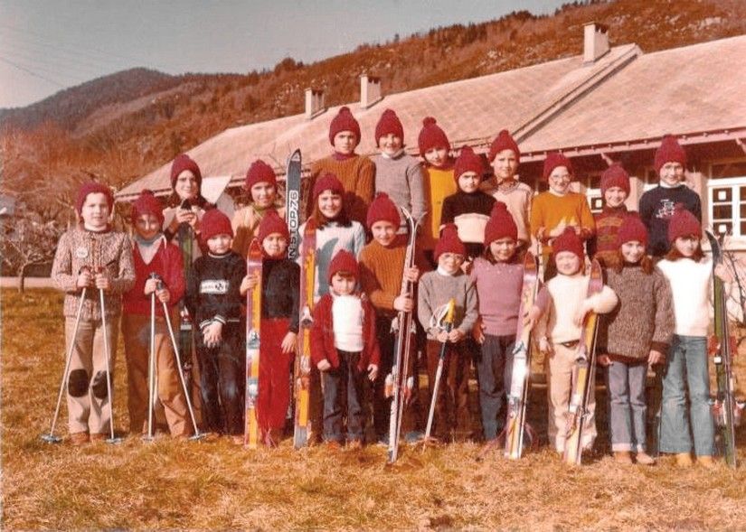 Belcaire classe de neige 1979